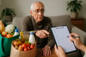 Come organizzare la spesa a domicilio per un anziano? Il metodo per assicurare autonomia e dieta equilibrata