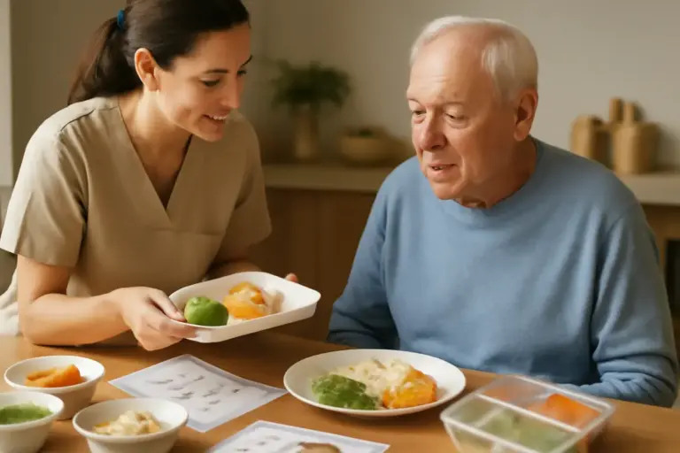 Come organizzare pasti personalizzati per anziani con disfagia? Le soluzioni pratiche che migliorano la nutrizione