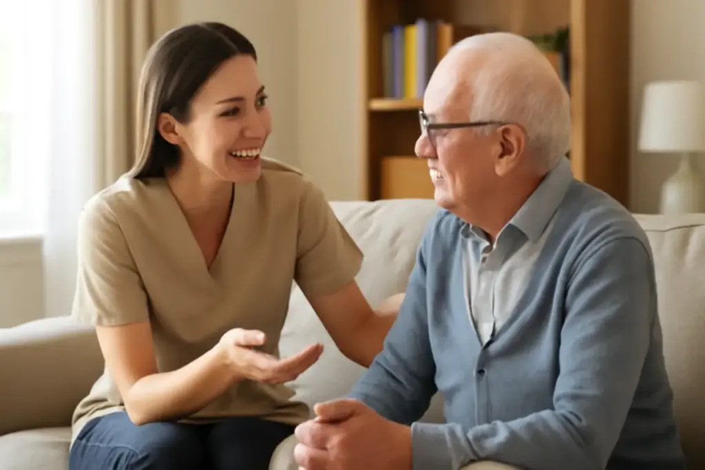 La comunicazione efficace con l’anziano assistito a casa: le frasi che fanno davvero la differenza